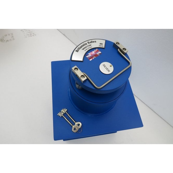 Britannia Churchill Silver 28L, Key Lock Underfloor Safe - £6,000 Cash Rating