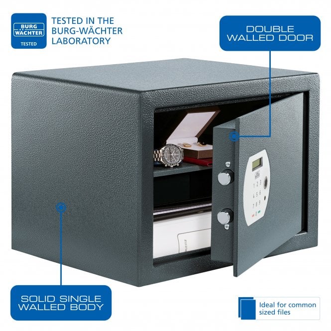 Burg Wächter Pure-Safe Size PS 130, Biometric Lock Safe - £1,000 Cash Rating