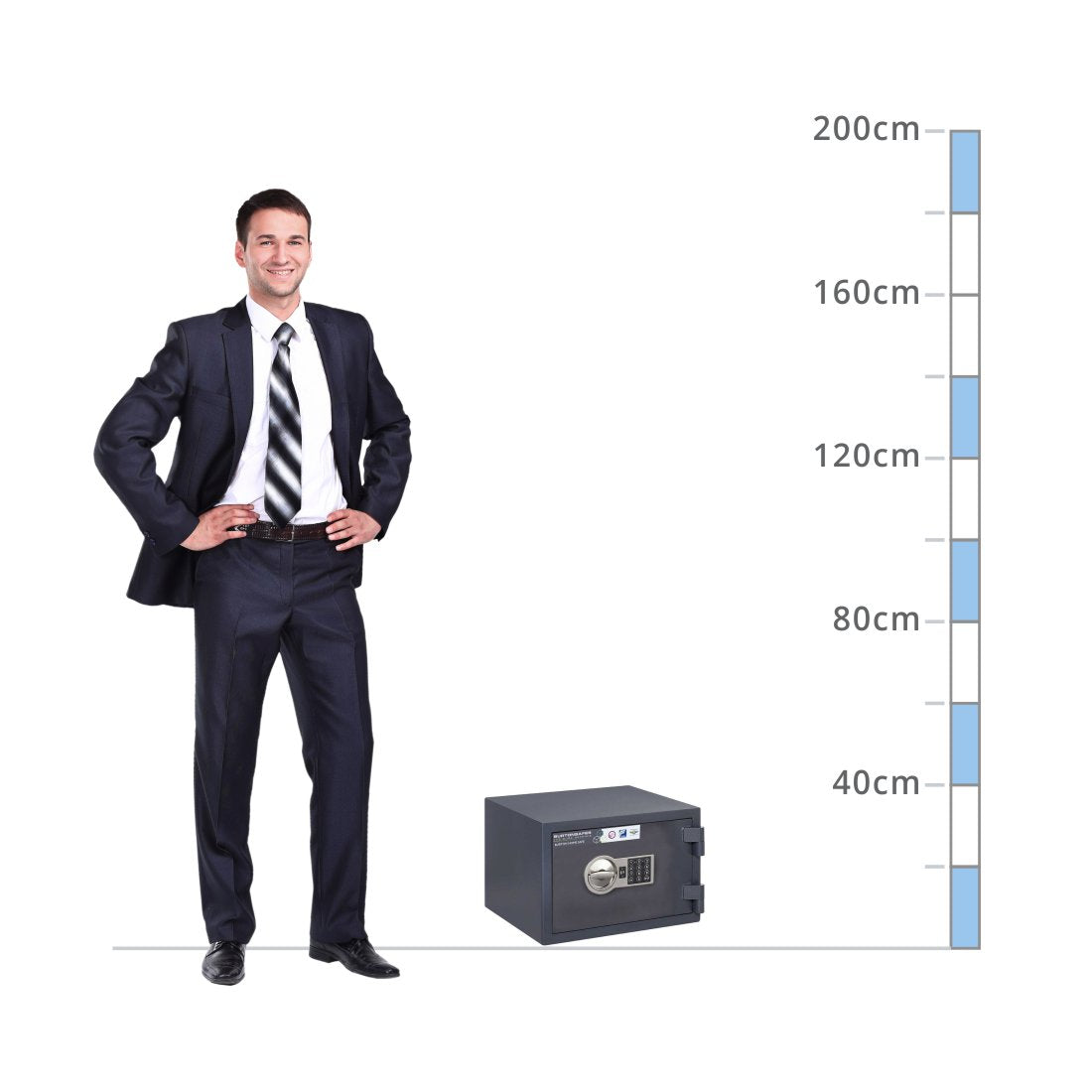 size chart Burton Home Safe Size 2, Digital Keypad - Eurograde 0