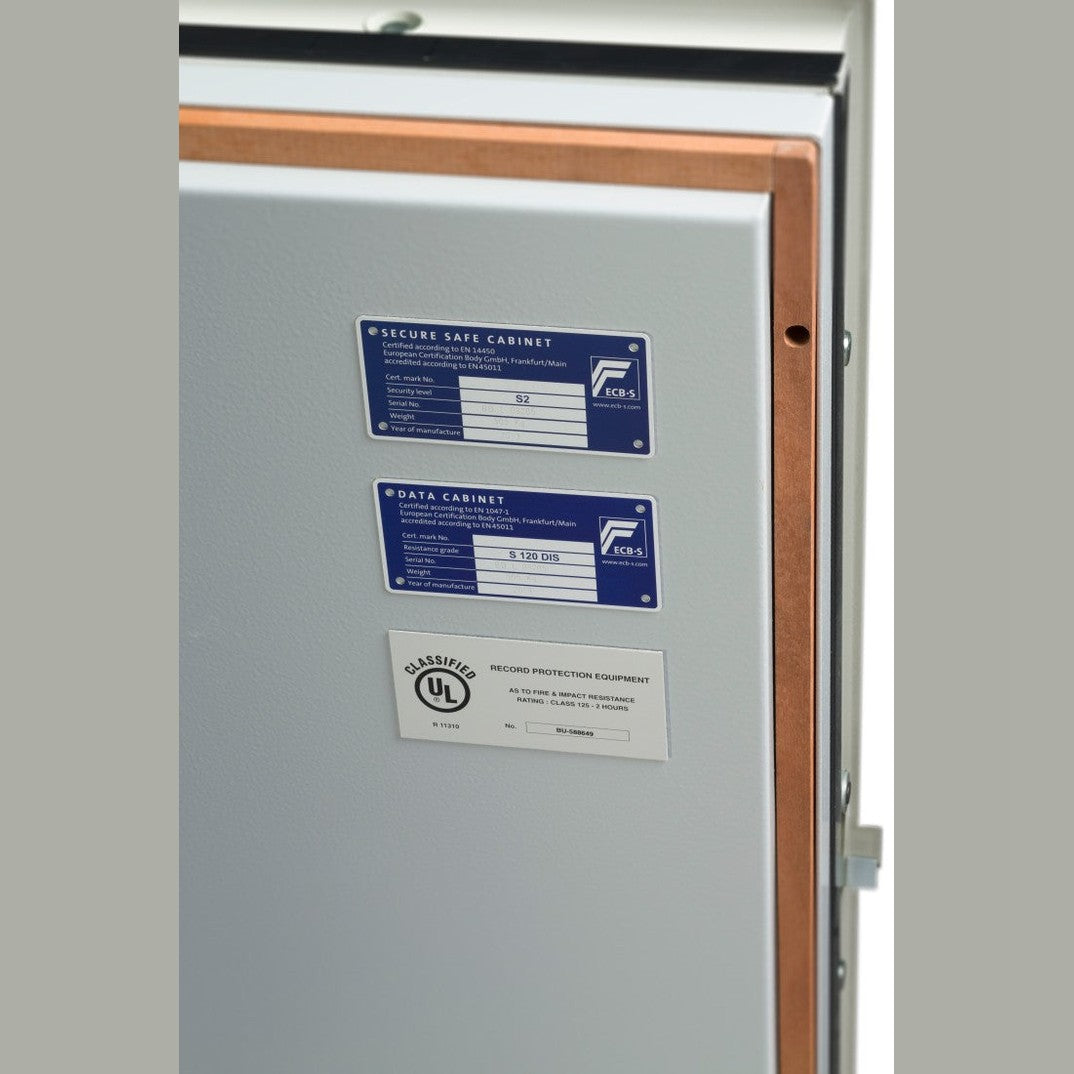 ChubbSafes DataPlus Safe Size 5, Key Lock - Fireproof Safe 120 Mins