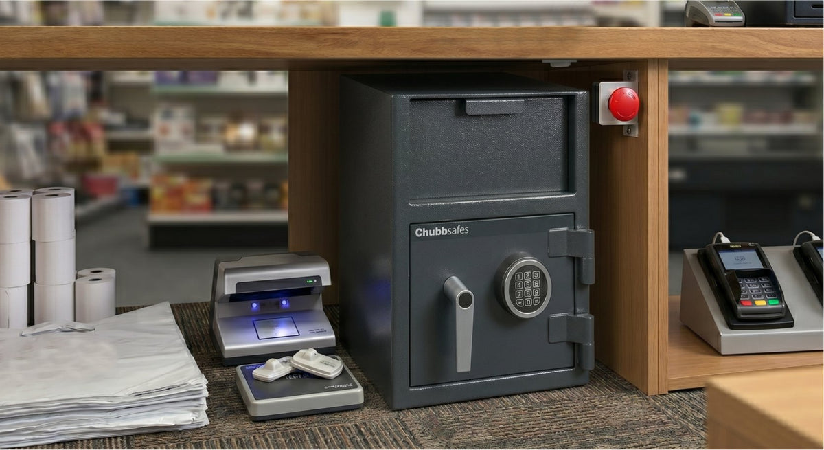 Deposit Safes making your Staffs day go without a hitch. Not only are they quick and safe to use, they give piece of mind. They also come with FREE Delivery and our expert Bolt-down installation service