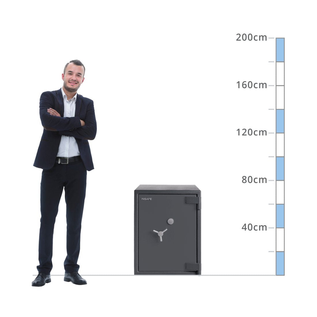 size chart Insafe Size 110, Key Lock Safe - Eurograde 3