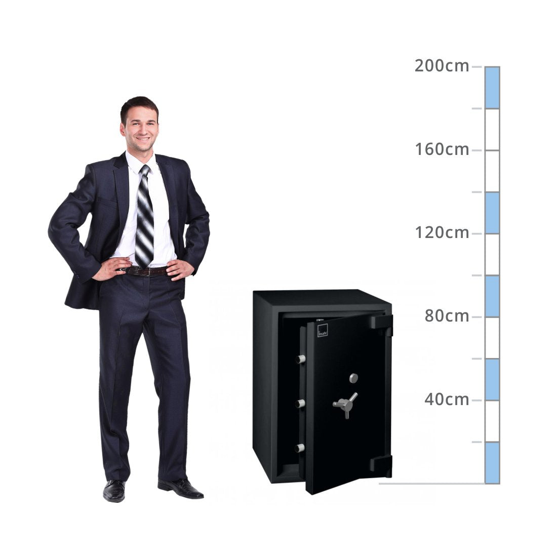 size chart Insafe Size 140, Key Lock Safe - Eurograde 3