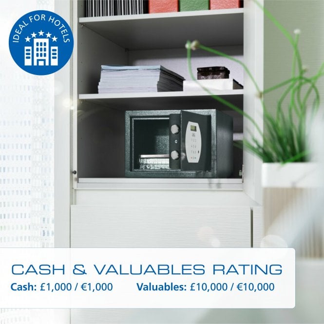 Burg Wächter Pure-Safe Size PS 130, Digital Keypad Safe - £1,000 Cash Rating