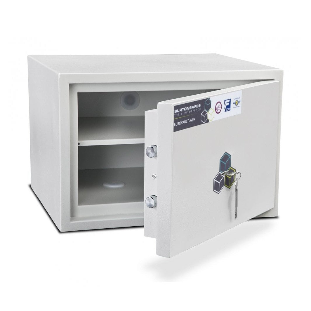 Burton Eurovault Aver S2 Size 2, Key Lock Safe - £4,000 Cash Rated