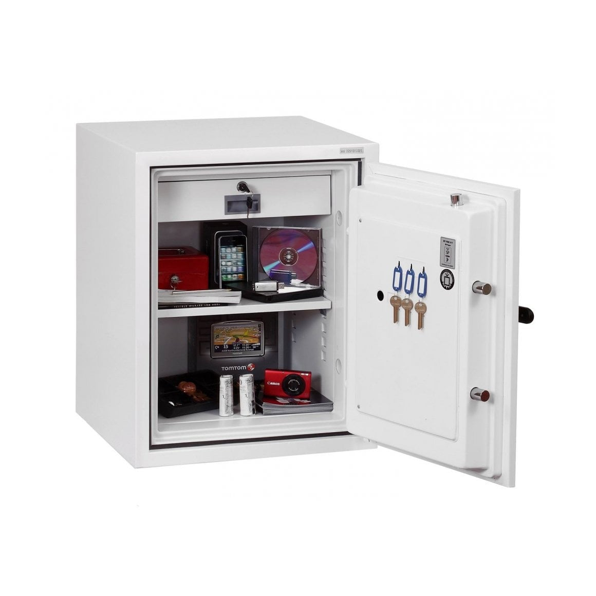 Phoenix Fire Fighter Safe FS0441K, Key Lock Safe - 90 Min Fire Protection