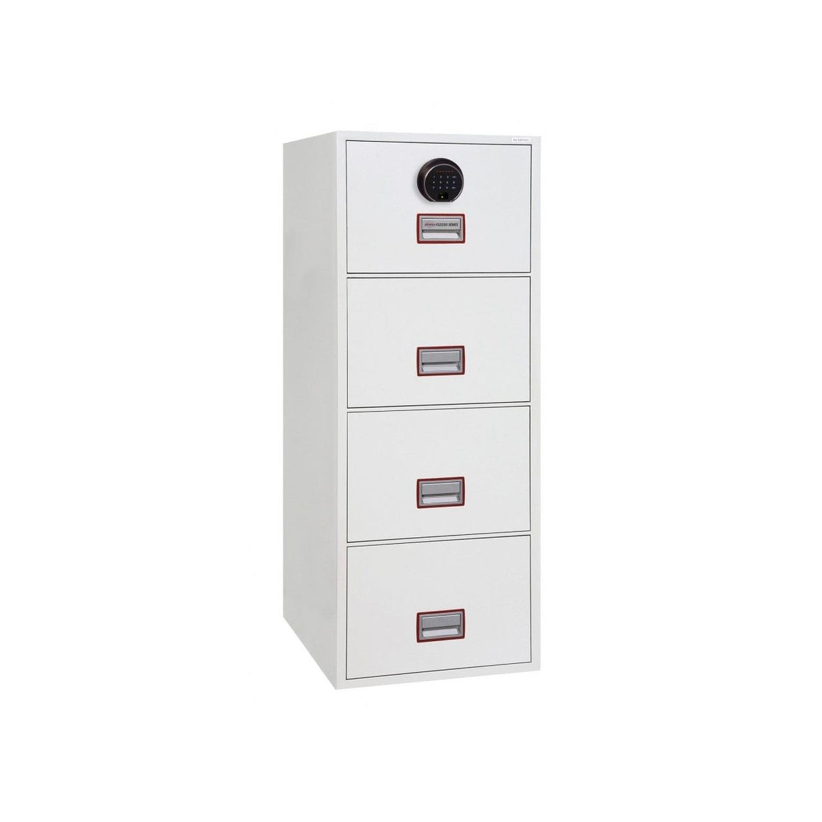 Phoenix World Class Vertical Fire File FS2254F, Biometric Lock - 90 Min Fire Protection