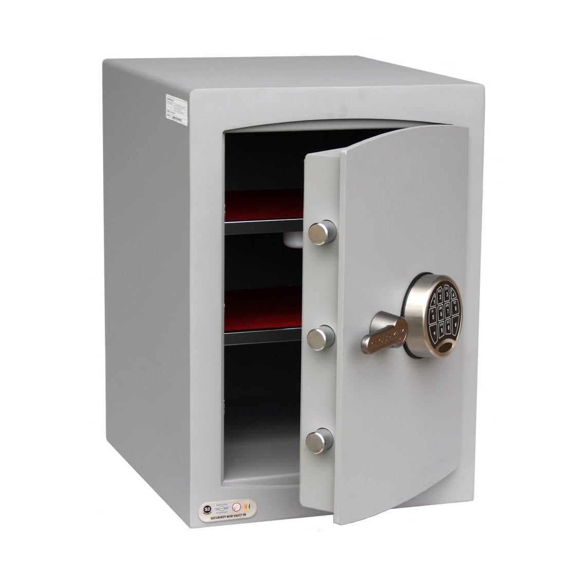 Securikey Mini Vault Gold FR S2 Size 2, Digital Keypad Safe - £4,000 Cash Rating