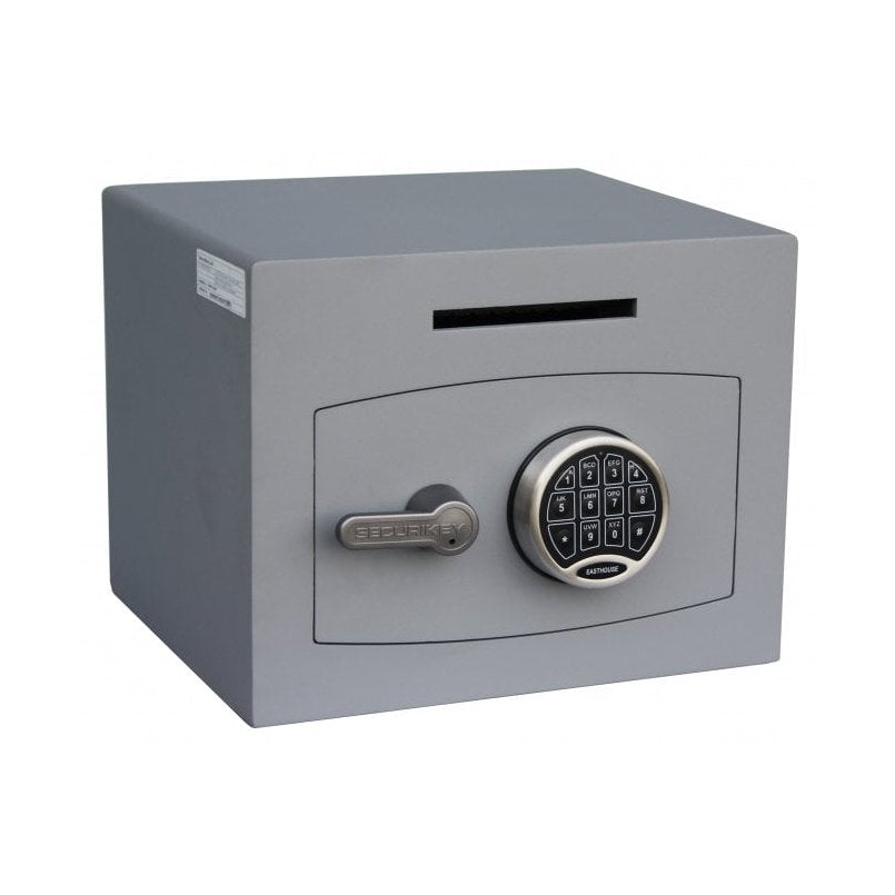Securikey Mini Vault Silver Deposit Size 1, Digital Keypad Safe - £3,000 Cash Rating