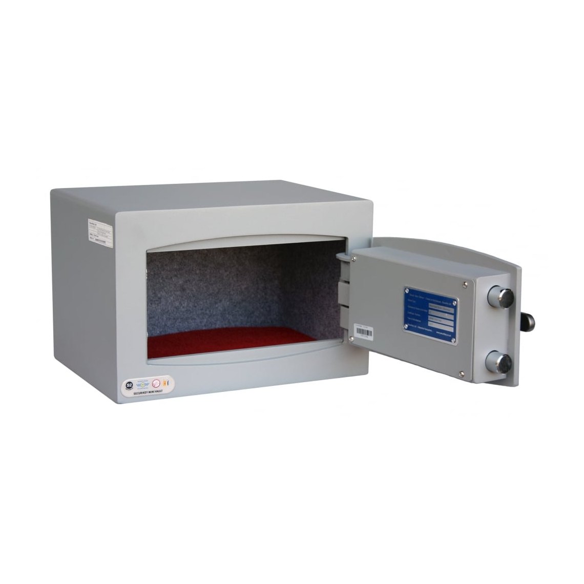 Securikey Mini Vault Silver S2 Size 0, Digital Keypad Safe - £4,000 Cash Rating