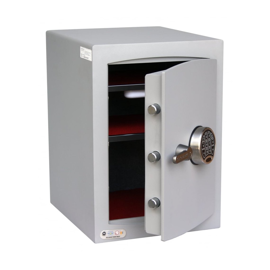 Securikey Mini Vault Silver S2 Size 2, Digital Keypad Safe - £4,000 Cash Rating