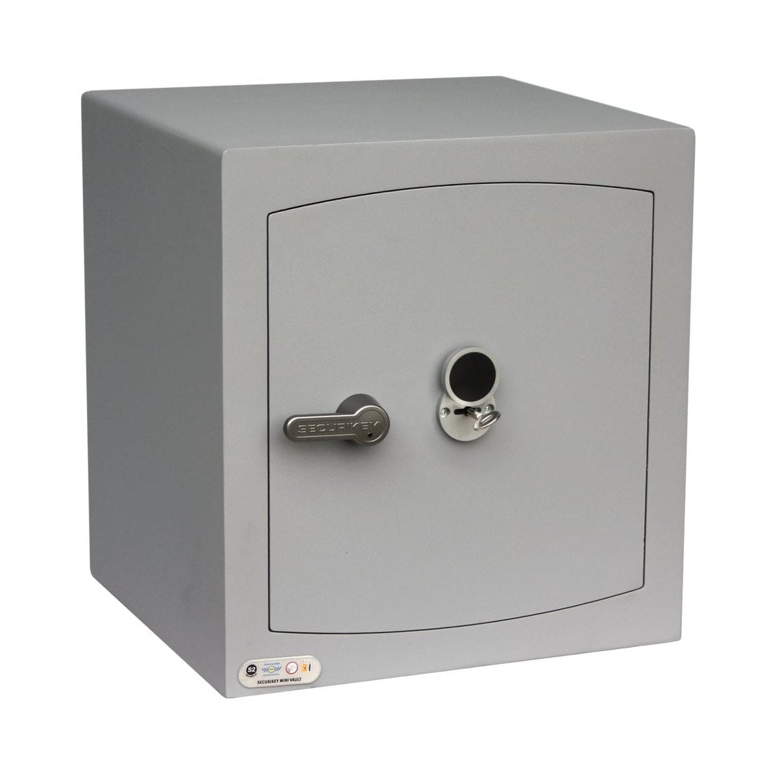 Securikey Mini Vault Silver S2 Size 3, Key Lock Safe - £4,000 Cash Rating