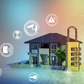 Graphic of home security