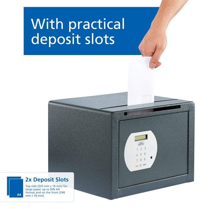Burg Wächter Pure-Safe Size PS 120 E EWS, Digital keypad Deposit Safe - £1,000 Cash Rating (Copy)