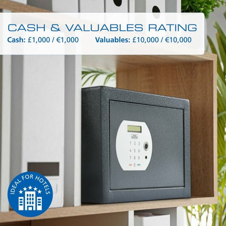 Burg Wächter Pure-Safe Size PS 120, Biometric Lock Safe - £1,000 Cash Rating