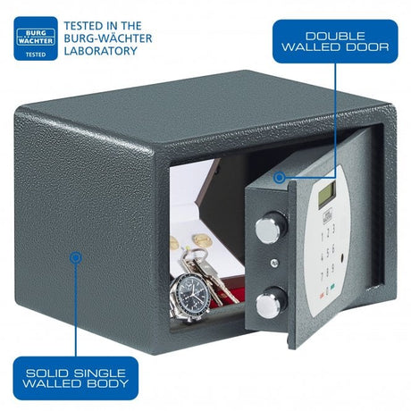 Burg Wächter Pure-Safe Size PS 120, Digital Keypad Safe - £1,000 Cash Rating