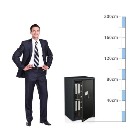 Burg Wächter Combi-Line S2 Size CL460K, Key Lock Safe - 30 Min Fire Protection