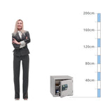 size chart for a Burg Wächter Diplomat Size MTD 750E FP, Digital Keypad Safe - Eurograde 1