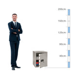 size chart for a Burg Wächter Karat Size MT 660, Key Lock Safe - Eurograde 0