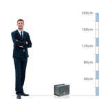 size chart for a Burg Wächter Pure-Safe Size PSW 110, Key Lock Wall Safe - £1,000 Cash Rating