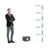 size chart for a Burg Wächter Pure-Safe Size PS 120 E EWS, Digital keypad Deposit Safe - £1,000 Cash Rating