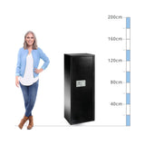 size chart for a Burg Wächter Ranger Gun Cabinet Size N7E, Digital Keypad - 7 Gun Storage