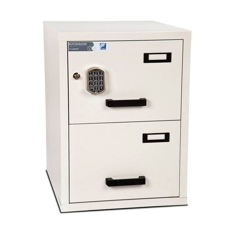 Burton Fire File 2 Drawer, Digital Keypad Filing Cabinet - 60 minutes Fire Protection