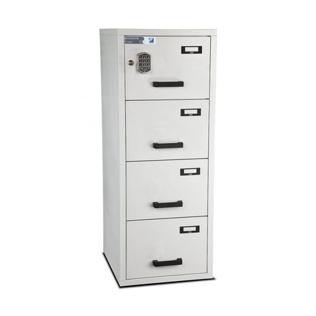 Burton Fire File 4 Drawer, Digital Keypad Cabinet - 60 minute Fire Rating