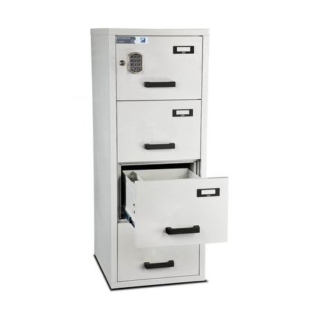 Burton Fire File 4 Drawer, Digital Keypad Cabinet - 60 minute Fire Rating