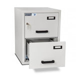 Burton Fire File Size 2, Key Lock Fireproof Filing Cabinet