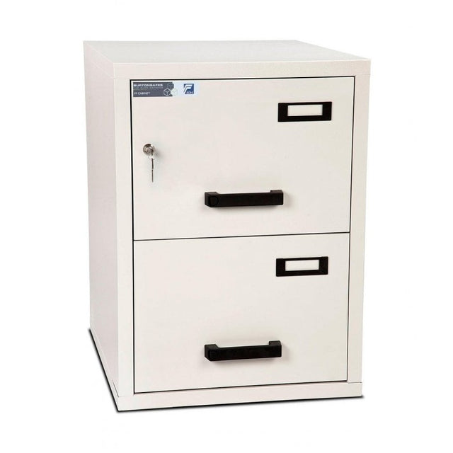 Burton Fire File Size 2, Key Lock Fireproof Filing Cabinet