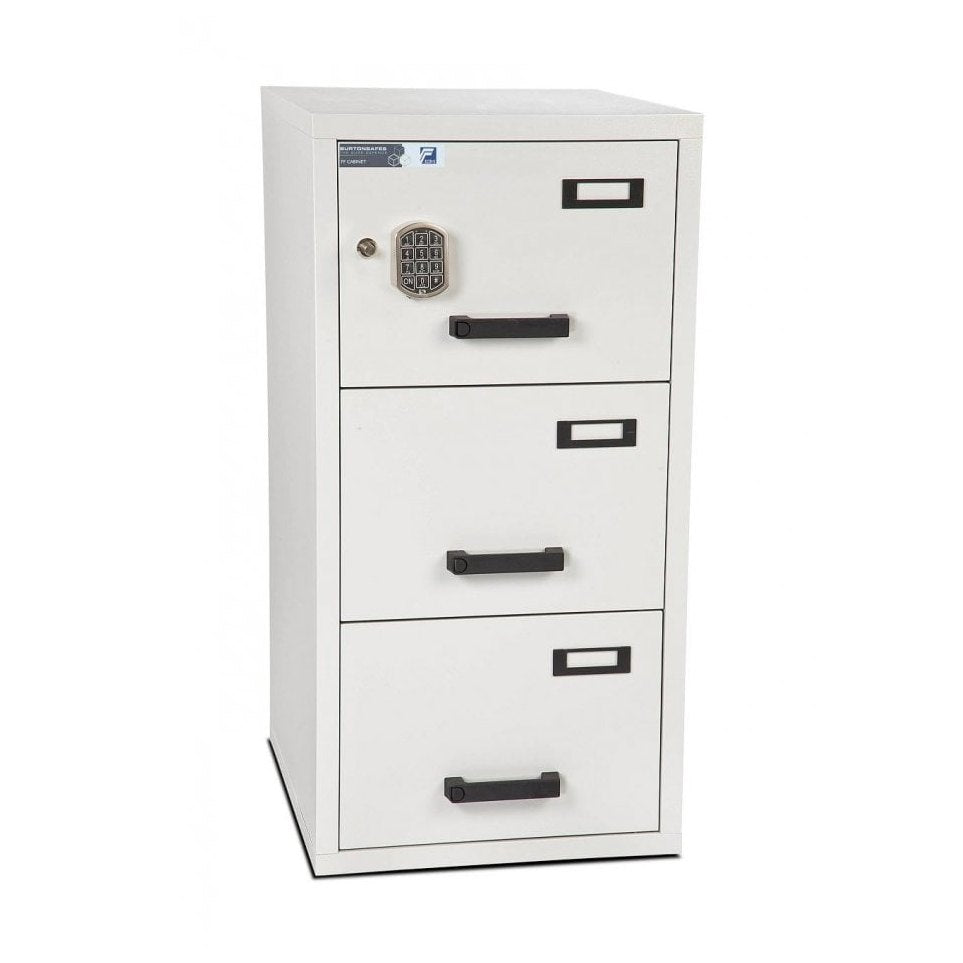 Burton Fire File Size 3, Digital Keypad Fire Filing Cabinet
