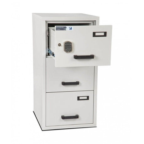 Burton Fire File Size 3, Digital Keypad Fire Filing Cabinet