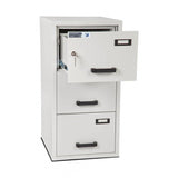 Burton Fire File Size 3, Key Lock Fireproof Filing Cabinet