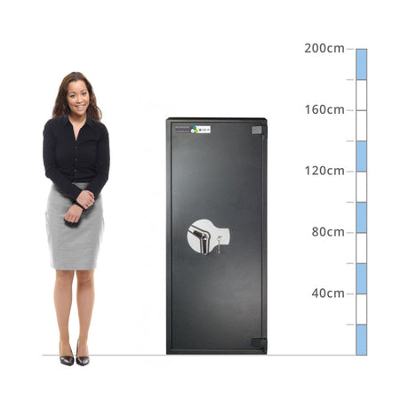 size chart Burton Gamekeeper Gold Size 9 - Key Lock Gun Cabinet - Eurograde 1