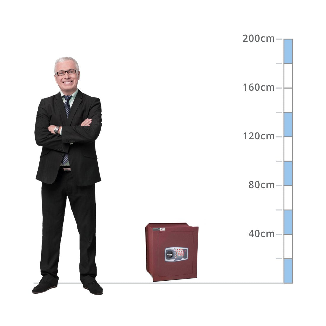 size chart Burton Unica Size 3, Digital Lock Wall Safe - Eurograde 0