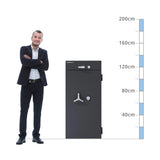 size chart ChubbSafes ProGuard DT Size 200, Key Lock - Eurograde 2 Drawer Deposit