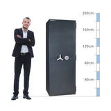 size chart Chubbsafes DuoGuard T2 Size 450, Digital Keypad - Eurograde 2