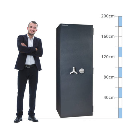 size chart Chubbsafes DuoGuard T2 Size 450, Digital Keypad - Eurograde 2