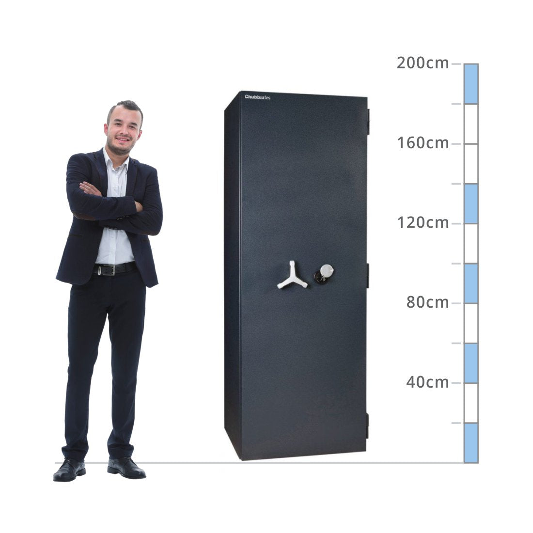 Chubbsafes DuoGuard T2 Size 450, Key Lock - Eurograde 1
