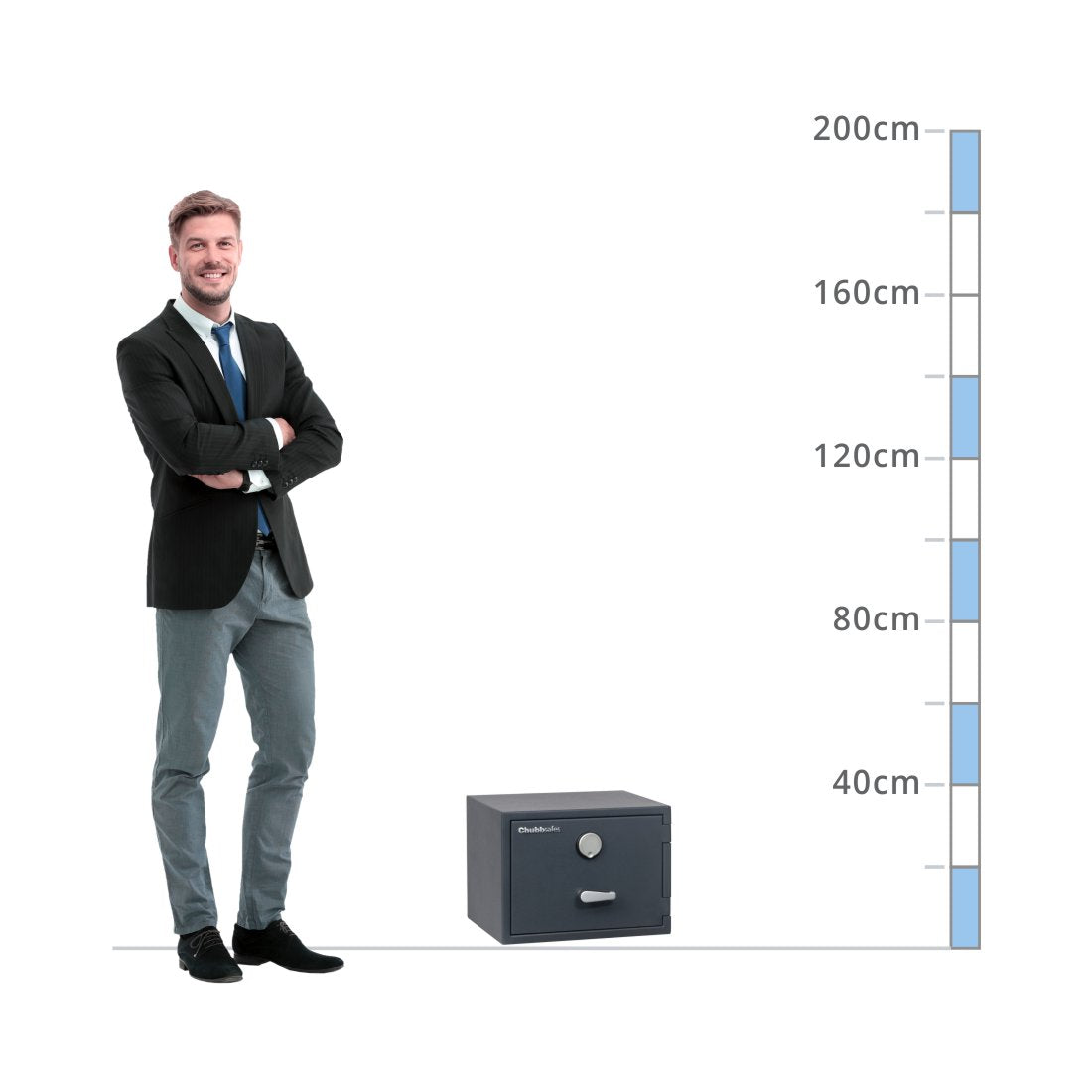 size chart Chubbsafes Senator Size 35, Key Lock - Eurograde 1