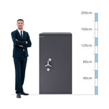 size chart Chubbsafes Trident DF T2 Size 405, Dual Key Lock - Eurograde 4