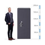 Chubbsafes Trident DF T2 Size 520, Dual Key Lock - Eurograde 5