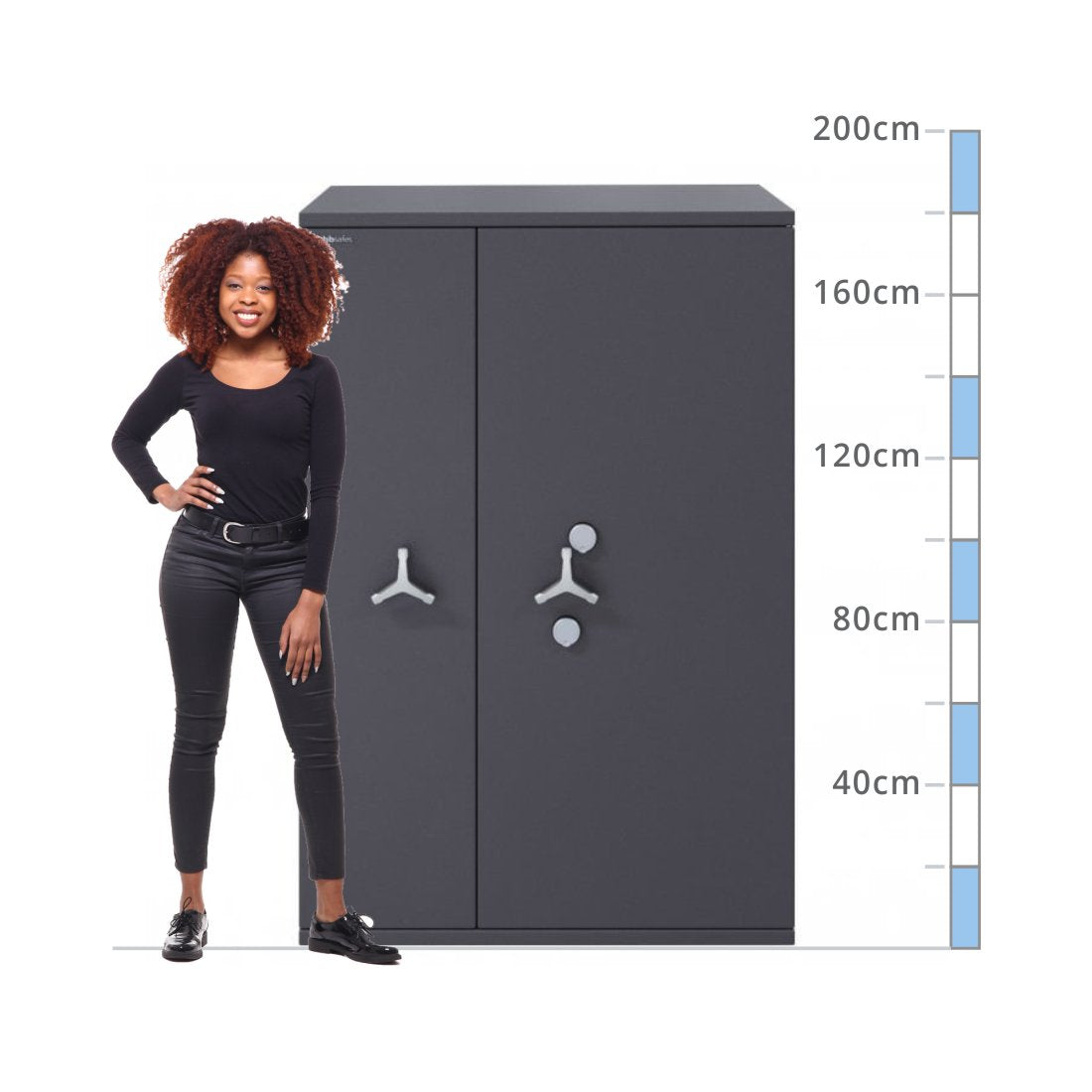 size chart Chubbsafes Trident DF T2 Size 885, Dual Key Lock - Eurograde 4