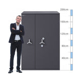 size chart Chubbsafes Trident DF T2 Size 885, Dual Key Lock - Eurograde 6
