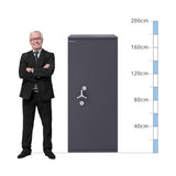 size chart Chubbsafes Triforce T2 Size 520, Dual Key Locking - Eurograde 5