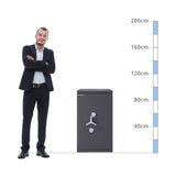 size chart Chubbsafes Triforce T2 Size 95, Dual Key Locking - Eurograde 6