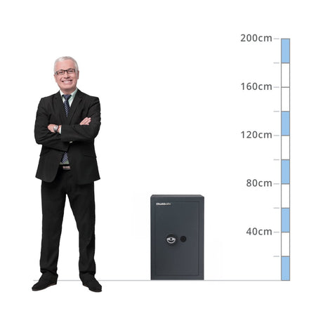 size chart Chubbsafes Zeta Size 65, Key Lock - Eurograde 1