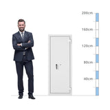 size chart for a De Raat DRS Prisma Size 6, Key Lock Safe - Eurograde 3