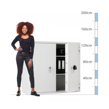 size chart De Raat Prisma Size 13, Digital Keypad Safe - Eurograde 2